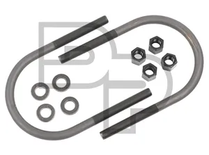 Dayton Two U-Bolts w/Washers & Nuts 240338 