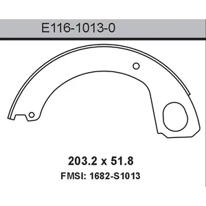 Bendix BRAKE SHOE 446736 