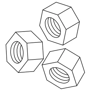 Donovan Hex Nut 5 16 1039280 