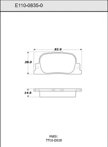 Bendix DISC PAD 456186 