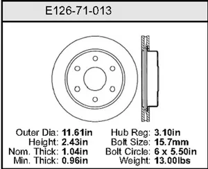 Bendix ROTOR 441072 