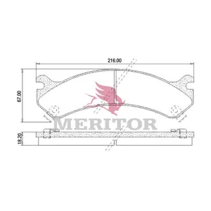 Meritor Disc Pad Set 775164 