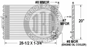 Detroit Radiator AC CONDENSERS 1446620 