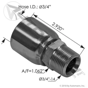 Automann Hydraulic Hose 1068934 