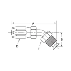 Eaton HOSE END REUS 1411207 