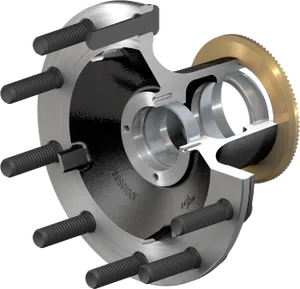 Conmet Iron Conventional FC Front Hub 472040 