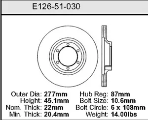 Bendix ROTOR 450610 