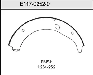 Bendix BRAKE SHOE 441972 