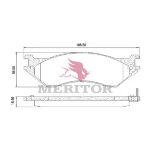 Meritor Allmk Disc Pad 785896 