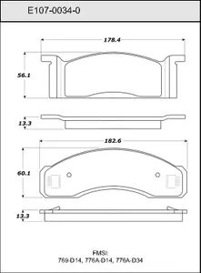 Bendix DISC PAD 456816 