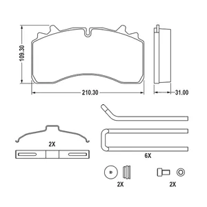 Haldex AIR DISC BRAKE 672786 