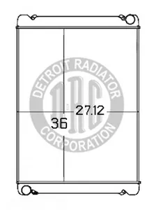 Detroit Radiator Freightliner 928296 