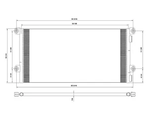 Platinum HD A/C Condenser 220310 