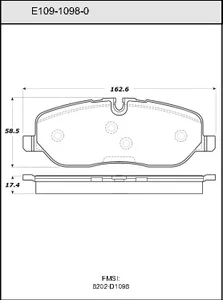 Bendix DISC PAD 449184 