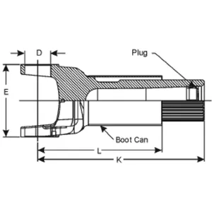 Spicer YOKE SHAFT 797048 