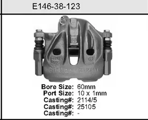 Bendix EXC CALIPER 445424 