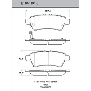 Bendix DISC PAD 444062 