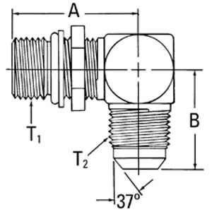 Eaton Adapter, SAE 37 1177533 