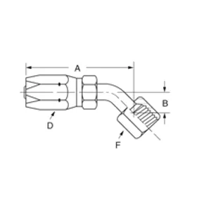 Eaton HOSE END (Reus) 880106 