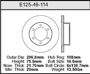 Bendix ROTOR 457654 