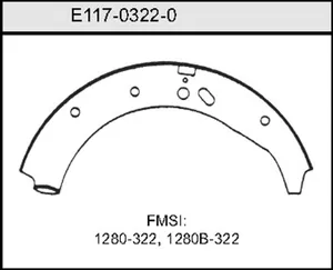 Bendix BRAKE SHOE 459750 