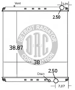 Detroit Radiator Freightliner 1151092 