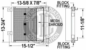 Detroit Radiator Ac Condensers 917900 