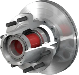 Conmet Aluminum PreSet Hub/Rotor TP Trailer Hub 468242 