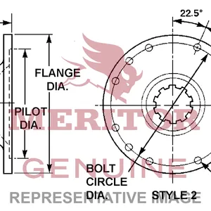 Meritor Flange 756386 