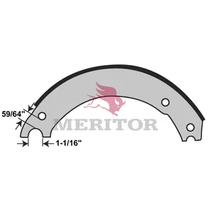 Meritor Reman Shoe 797576 