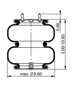 Automann Air Spring Doub 945440 