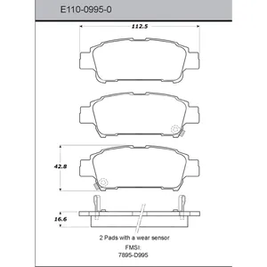 Bendix DISC PAD 444512 