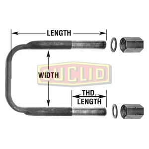 Euclid U-Bolt Assembly 923012 