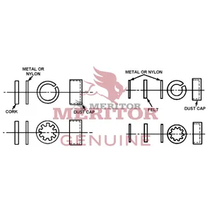 Meritor Dust Cap Grp 756904 
