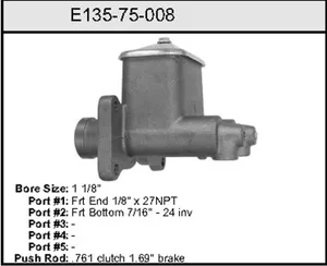 Bendix MASTER CYLINDER 442442 