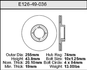 Bendix ROTOR 457180 