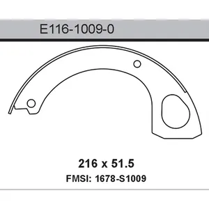 Bendix BRAKE SHOE 453832 