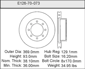Bendix ROTOR 444456 