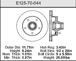 Bendix ROTOR 458032 