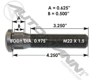 Automann Axle Nut 297706 