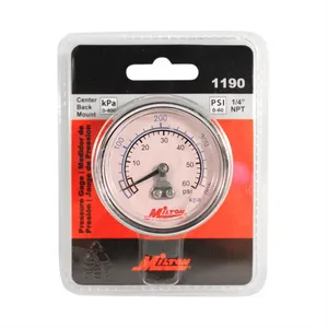 Milton Industries GAUGE 1/4 NPT 0 1291284 