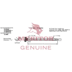 Meritor Meritor, Spicer 0794 Fast-Rise 1.5 10 Spline Right... 751142 