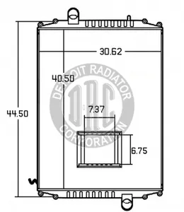 Detroit Radiator Kenworth 918104 