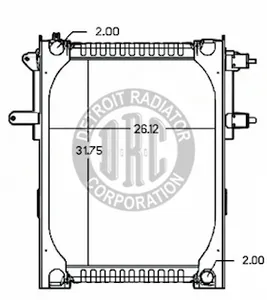 Detroit Radiator Freightliner 918140 