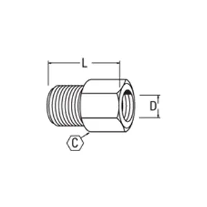 Eaton ADAPTER,BRASS 881328 