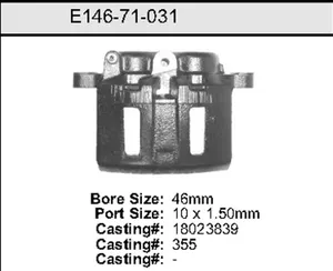 Bendix EXC CALIPER 453872 