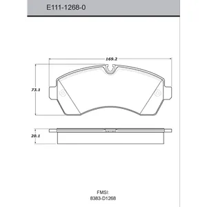 Bendix DISC PAD 443114 