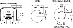Dayton Air Spring 902672 