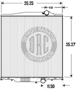 Detroit Radiator Volvo 919732 