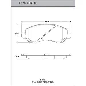 Bendix DISC PAD 459708 